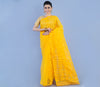 Handloom Jamdani Saree - Yellow