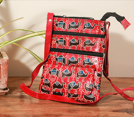 Santiniketan Women Leather Handbag | Buy Online | Balaji Retails