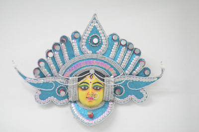 Chhau Mask - Durga Face Blue