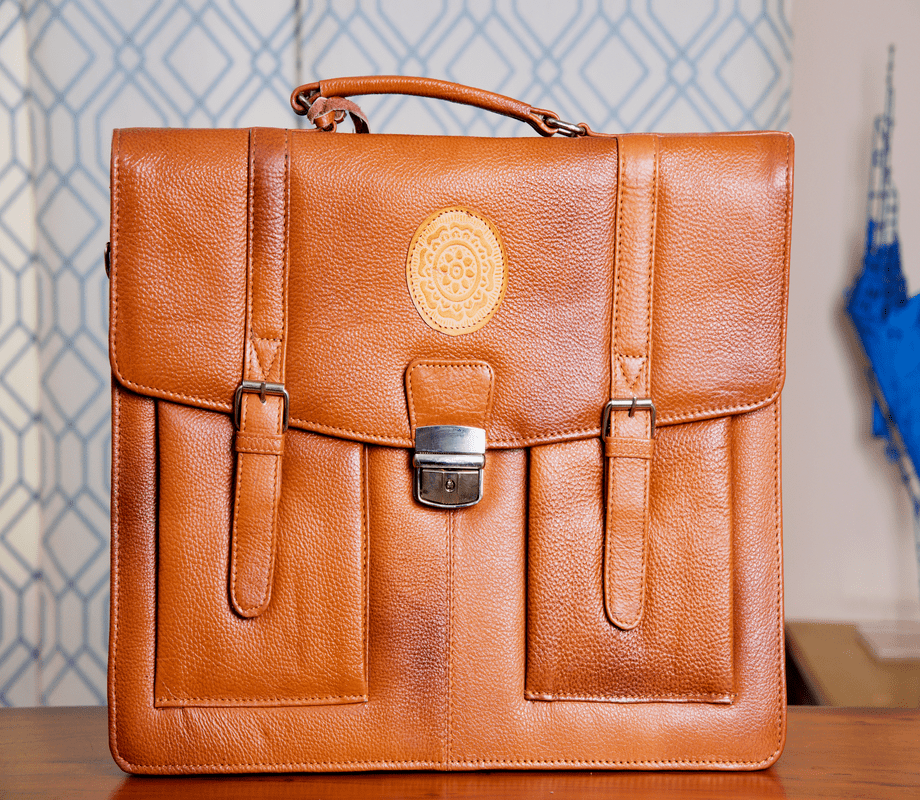 Laptop Bag Ochre ArtisanSoul