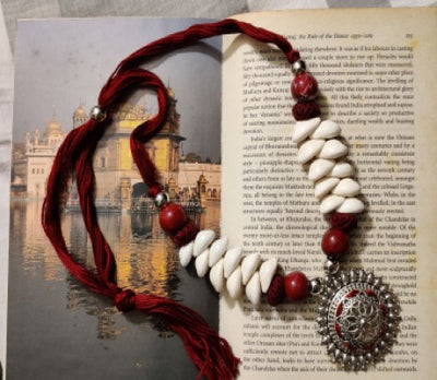 Ethnic Handcrafted Necklace - Maroon