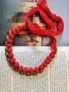 Ethnic Handcrafted Necklace - Red