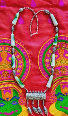 Ethnic Handcrafted Necklace -  Peacock Green Category