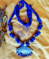 Ethnic Handcrafted Necklace - Royal Blue