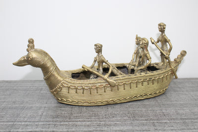 Authentic Dokra Craft from odisha - Boat