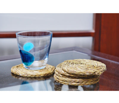 Coaster Set of Sabai Grass - Natural Shade