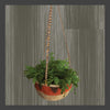 Sabai Grass handing Planter - Natural and Orange