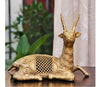 sitting deer dhokra craft