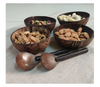 Coconut Shell Snack Bowls Pack - 2