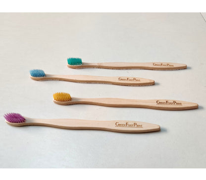 Natural Bamboo Toothbrush Combo