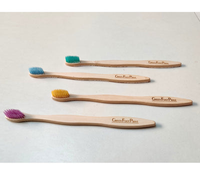 Natural Bamboo Toothbrush Combo