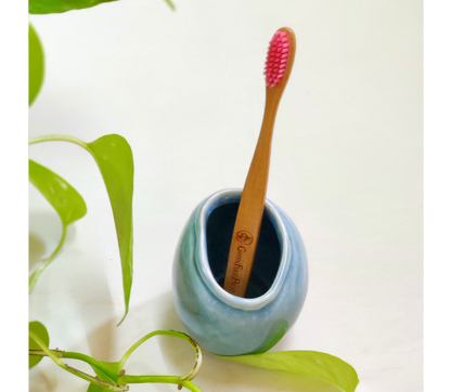 Natural Bamboo Kids Toothbrush Combo