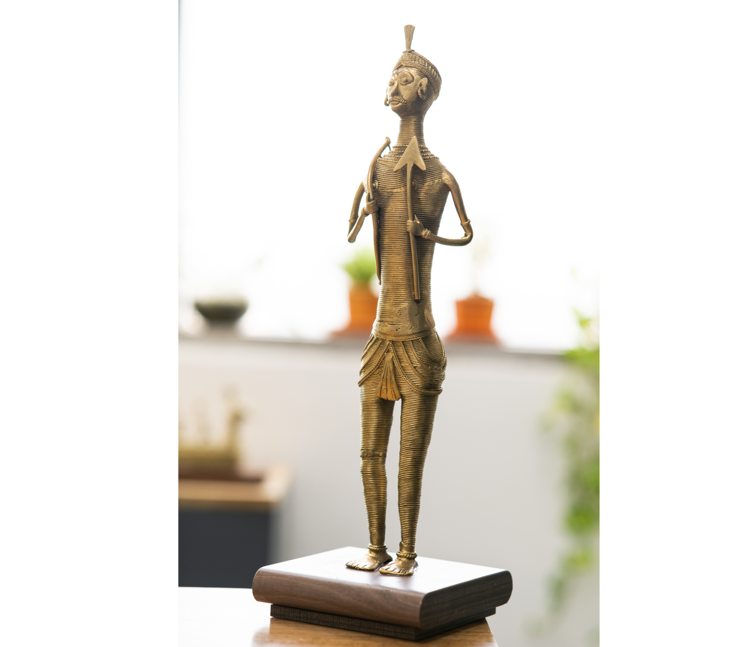 Authentic Dokra Art from Odisha - Tribal Man