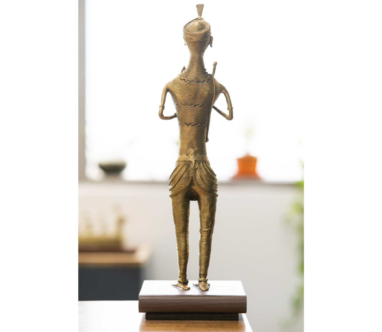 Authentic Dokra Art from Odisha - Tribal Man