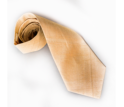 Pure Muga Silk Tie from Assam - Beige