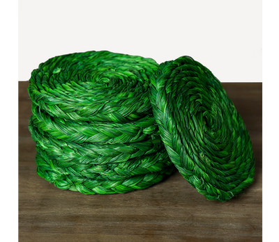 Coaster Set of Sabai Grass - Green