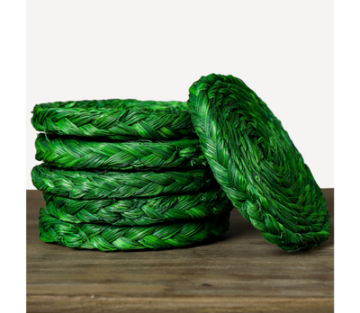 Coaster Set of Sabai Grass - Green