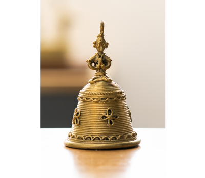 Authentic Dokra Bell from Odisha (Small)