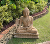 Stone Carving from Odisha - Gautam Buddha 4 feet