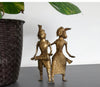Authentic Dokra Craft from Bengal - Dancing Couple