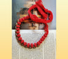 Ethnic Handcrafted Necklace - Red
