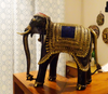 Authentic Dhokra Art from Chhattisgarh - Standing Decorated Elephant (Big)