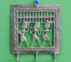 Authentic Dhokra Art from Chhattisgarh - Key holder (farming ladies)