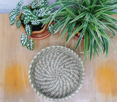 Fruit Basket of Sabai Grass from Odisha - Natural