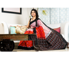 Sambalpuri Saree - Pure Cotton - Red  Black & Pink