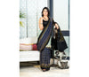 Sambalpuri Saree - Pure Cotton - Blue and Black