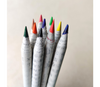 Recycled News paper Colour Pencils - Pack of 10 x 2