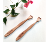 Bamboo Toothbrush with Neem Wood Tongue Cleaner